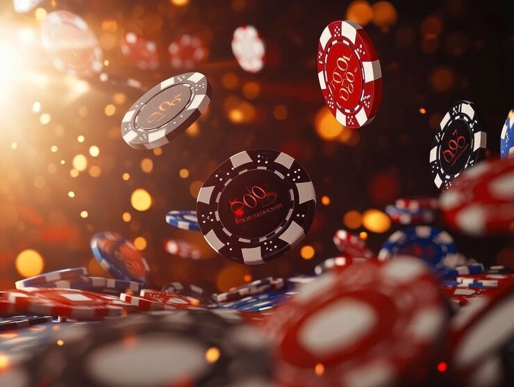 Professional baccarat studio setup